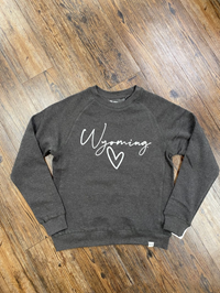CI Sport® Raglan Fleece Wyoming Heart Crew