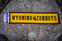 Pennant Rectangle Wyoming Cowboys