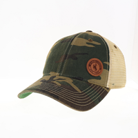 Legacy® Camo Faux Leather Wyoming Cowboys Patch Cap