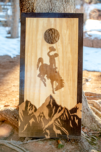 Beer Club Boards® Bucking Horse Mountains Corn Hole Boards