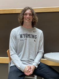 Nike® Dri-Fit Cotton Swoosh over Wyoming Text and Bucking Horse Long Sleeve