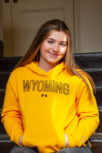 Under Armour® Ladies University of Wyoming All Day Fleece Hood