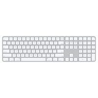 Apple® Magic Keyboard with Touch ID and Numeric Keypad for Mac computers with Apple Silicon - White