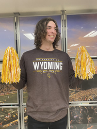 CI Sport® University of Wyoming Est. 1886 Over Bucking Horse Long Sleeve