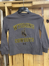 Under Armour® Youth Wyoming Bucking Horse Cowboys Long Sleeve