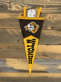 Collegiate Pacific® Pistol Pete Head with Wyoming Pennant