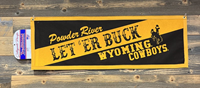 Collegiate Pacific® Powder River Let'Er Buck Banner