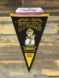 Collegiate Pacific® Wyoming over Pistol Pete Cowboys Established 1886 Pennant