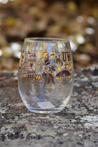 Julia Gash Stemless Wine Glass