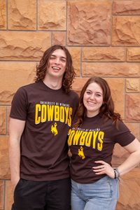 Champion® University of Wyoming Cowboys over Bucking Horse Tee