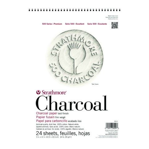 Strathmore® Charcoal Paper Pad 500 Series 18x24 (SKU 142023531620)