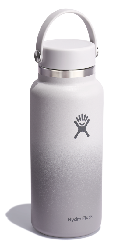 Hydro Flask Bottle, Wide Mouth, Black, 32 Ounce