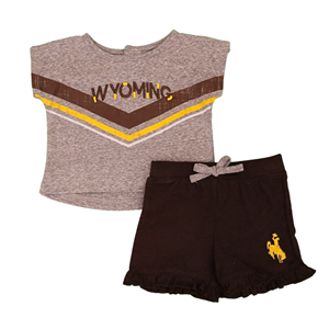 Colosseum® Infant Wyoming Tee and Ruffle Shorts Set - main view