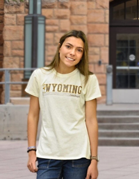 Champion® Faded Pistol Pete Wyoming Cowboys Tee