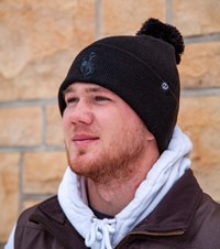 Zephyr® Tonal Bucking Horse Beanie