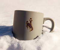 20 oz Soft Touch Ceramic Mug with Bucking Horse