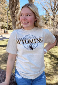 Champion® University of Wyoming Bucking Horse Over Seal Tee