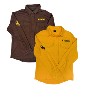 Hype and Vice® Embroidered Wyoming  Shacket - main view