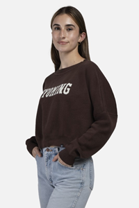 Hype and Vice® Ladies Cropped Wyoming Knit Sweater