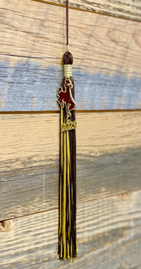Souvenir 2023 Tassel with Bucking Horse Charm