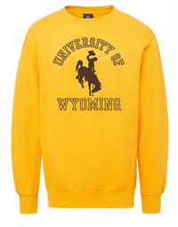 MV Sport® Super Soft Crew Vintage Unversity of Wyoming