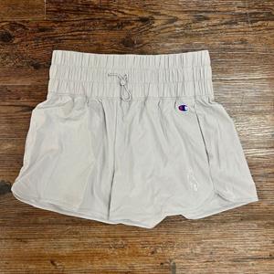Champion® Women's High Waisted Woven Shorts Bucking Horse Outline