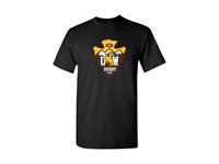 Tee S/S UW Rugby Arrowhead -  black