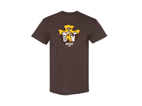 Tee S/S UW Rugby Arrowhead -  brown