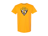 Tee S/S UW Rugby Arrowhead -  gold