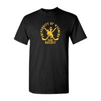 Tee S/S University of Wyoming Club Hockey -  black