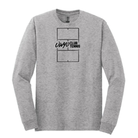Tee L/S Club Tennis -  grey