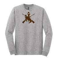 Tee L/S University of Wyoming Shotgun Sports -  grey