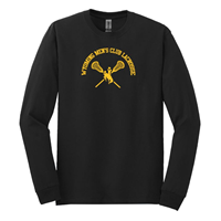 Tee L/S Wyoming Men's Club Lacrosse -  black