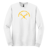 Tee L/S Wyoming Men's Club Lacrosse -  white