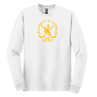 Tee L/S University of Wyoming Club Hockey -  white