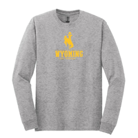Tee L/S University of Wyoming Women's Club Volleyball -  grey