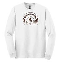 Tee L/S Club Baseball Over Bucking Horse UW -  white