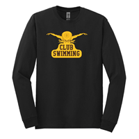 Tee L/S University of Wyoming Club Swimming -  black