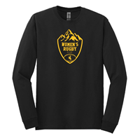 Tee L/S University of Wyoming Women's Club Rugby -  black