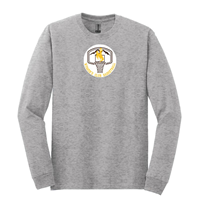 Tee L/S Women's Club Basketball Full Color -  grey