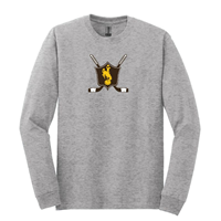 Tee L/S Women's Club Hockey Shield Bucking Horse -  grey
