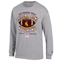 Champion® L/S Tee 2023 Arizona Bowl Over Football Wyoming