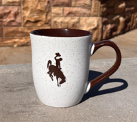 RFSJ® Mug Bucking Horse Granite Speckle