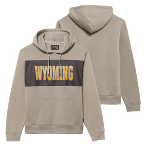 Locale® Hood Colorblock Sublimated Wyoming with War Memorial Stadium - main view