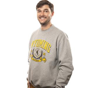 Champion® Alumni Arched Wyoming over Bucking Horse Laurels