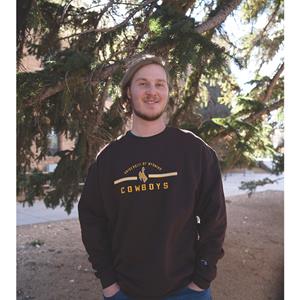Champion® Powerblend University of Wyoming Bucking Horse Lines Cowboys