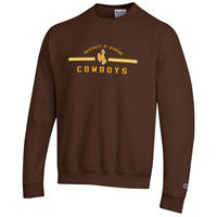 Champion® Powerblend University of Wyoming Bucking Horse Lines Cowboys