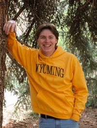 Champion® Wyoming Arch Powerblend Embellished Sweatshirt -  gold