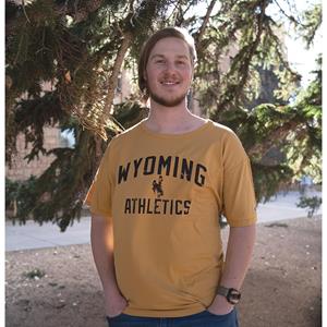 Champion®  Tee S/S Garment Dyed Wyoming Bucking Horse Athletics