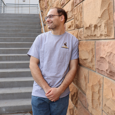 Champion® Wyoming Bucking Horse ESTD 1886 Cowboys Tee